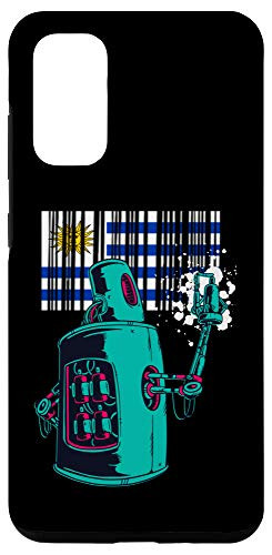 Galaxy S20 Uruguay Heritage Uruguayan Roots Robot Spray Paint Case