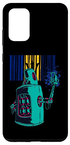 Galaxy S20 plus Barbados Heritage Barbadians Roots Robot Spray Paint Case