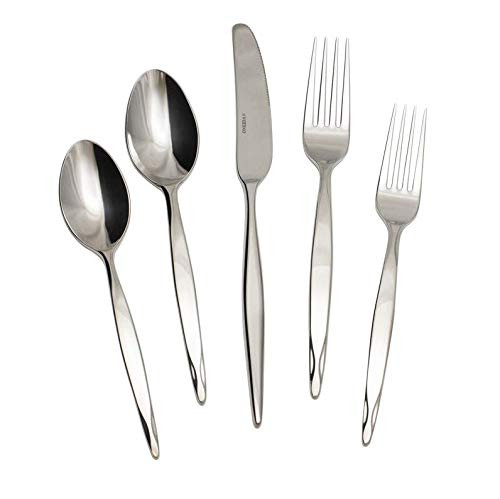 Oneida 'Miralles' Stainless Steel Dishwasher Safe & Rust Resistant 5-Piece Flatware Set