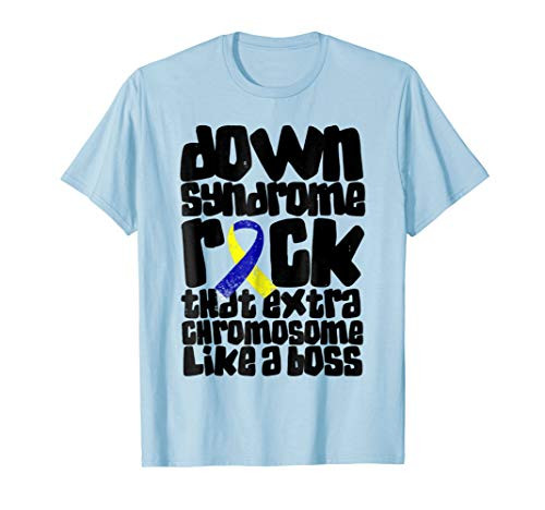 Down Syndrome T Shirt Rock That Extra Chromosome Tee
