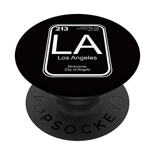 Los Angeles Periodic Table California Gift PopSockets Grip and Stand for Phones and Tablets Los Angeles Periodic Table California Gift PopSockets Grip and Stand for Phones and Tablets