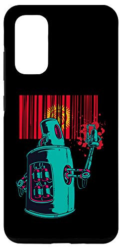 Galaxy S20 Kyrgyzstan Heritage Kyrgyz Roots Robot Spray Paint Case
