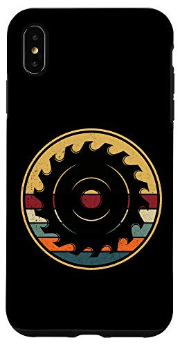 iPhone XS Max Retro Carpenter Woodworking - Vintage Wood Woodworker Case