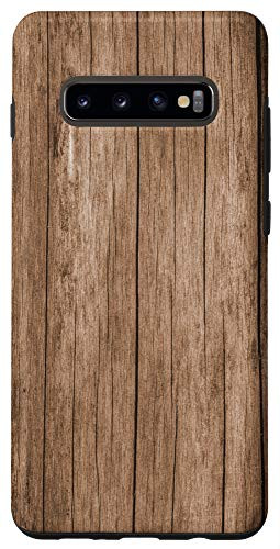 Galaxy S10 plus Old Wood Grain Planks Case