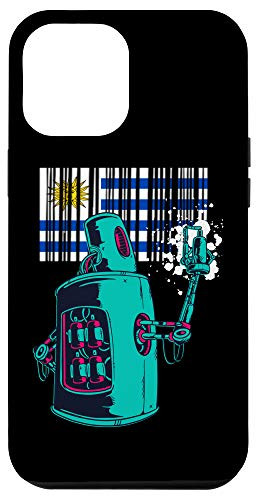 iPhone 12 Pro Max Uruguay Heritage Uruguayan Roots Robot Spray Paint Case