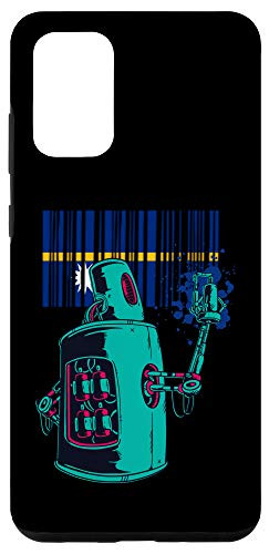 Galaxy S20 plus Nauru Heritage Nauruan Roots Robot Spray Paint Case