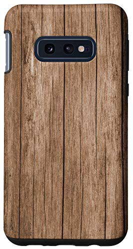 Galaxy S10e Old Wood Grain Planks Case