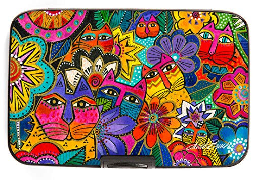 Monarque RFID Secure Armored Wallet Laurel Burch Collection -Laurel's Garden-