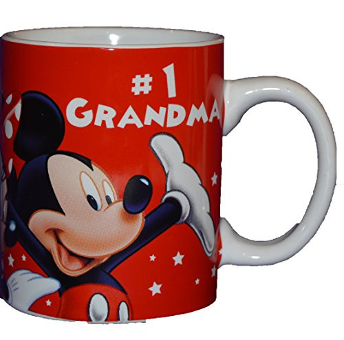 Authentic Disney Mickey Mouse  and  Friends #1 Grandma 11oz Coffee Mug Cup White