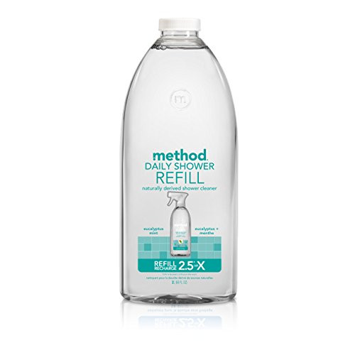Method Naturally Derived Daily Shower Eucalyptus Mint Cleaner Refill 68 Ounce