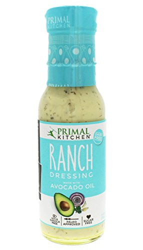 Primal Kitchen  Ranch Dressing Avocado OilBased Organic DairyFree  Vegan  and  Paleo Approved -8 Ounce-