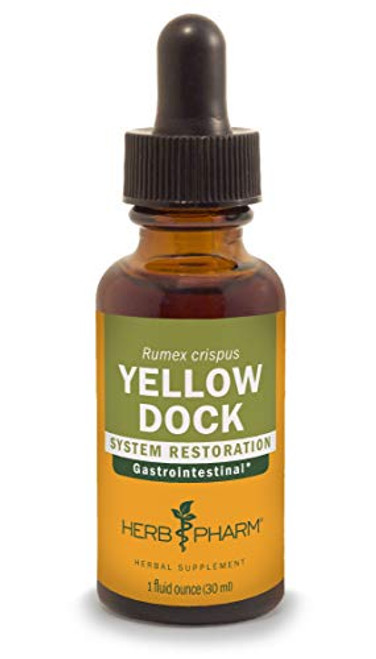 Herb Pharm Yellow Dock Liquid Extract for Digestive System Support - 1 Ounce Herb Pharm Yellow Dock Liquid Extract for Digestive System Support - 1 Ounce