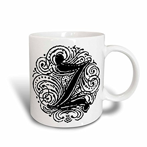 3dRose Fancy Letter Z-Magic Transforming Mug 11-Ounce Multicolored