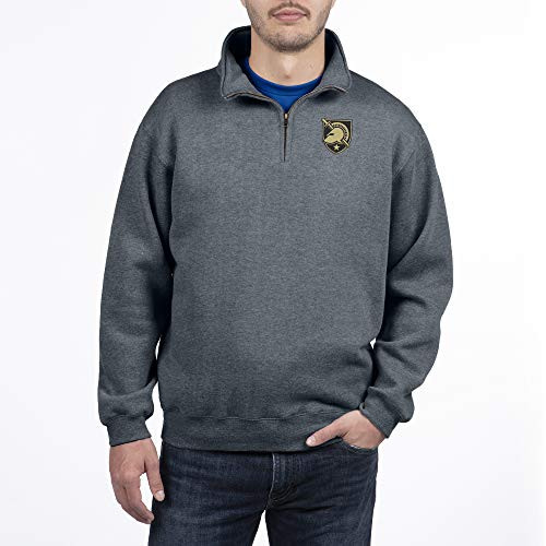 Top of the World Army Black Knights Men's Dark Heather Classic Quarter Zip Pullover Medium