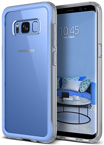 Caseology Coastline for Galaxy S8 Plus Case (2017) - Slim & Transparent - Blue Coral