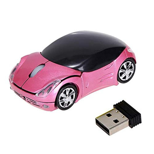 Queind 2.4G Wireless Optical Mouse Car Shaped Laptop PC 1000DPI USB Mice