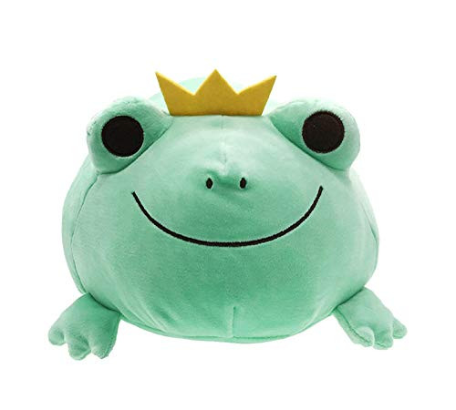 Frog Stuffed Animal Frog Plush Toy Soft Plush Pillow Stretchy Plush Frog Adorable Stuffed Frog Cuddly Gift for Kids -Blue 13.5 inches-