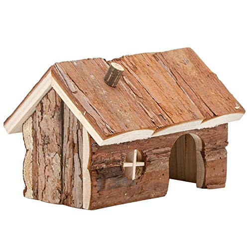 ESM Hamster Wooden Hideout House Natural Pet Rats Climbing Play Hut Hideaway Room for Dwarf Hamster Mouse RatGerbil and Other Pet Small Animals ESM Hamster Wooden Hideout House Natural Pet Rats Climbing Play Hut Hideaway Room for Dwarf Hamster Mouse RatGerbil and Other Pet Small Animals