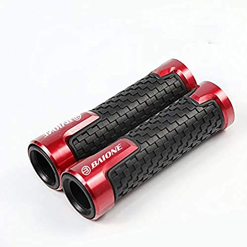 Worldmotop Mountain Bike Handlebar Grips Motorcycle Grips 7-8 Handlebar for Honda CBR600RR CBR900RR CBR929RR CBR1000RR CBR 600RR Hand Bar Grips Racing Grip -red-