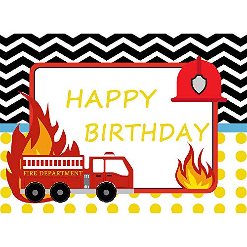Miutoao 7x5ft Firetruck Birthday Party Backdrop Fire Cap Fireman Fire Truck Firefighter Boy Photography Background Decorations Photo Studio Booth Kids Cake Table Banner Miutoao 7x5ft Firetruck Birthday Party Backdrop Fire Cap Fireman Fire Truck Firefighter Boy Photography Background Decorations Photo Studio Booth Kids Cake Table Banner