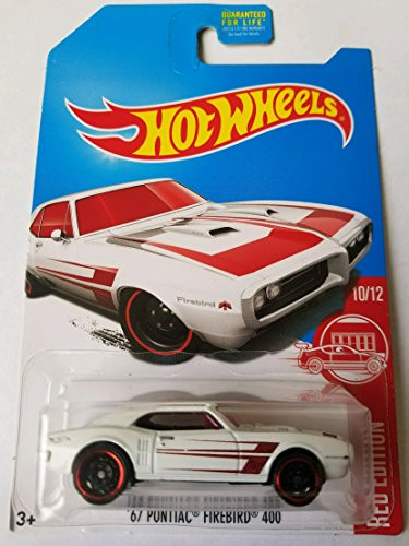 2017 Hot Wheels Target Exclusive Red Edition 10-12 - '67 Pontiac Firebird 400 -White-