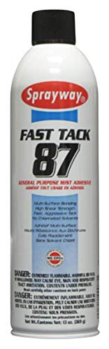 Sprayway Fast Tack 87 General Purpose Mist Adhesive 20 oz. can 1 Count
