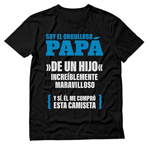 Playeras para Papa Regalos para el Dia del Padre - Orgulloso Papá T-Shirt Medium Black Playeras para Papa Regalos para el Dia del Padre - Orgulloso Papá T-Shirt Medium Black