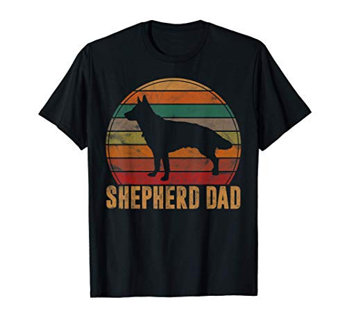 Retro German Shepherd Dad Gift Dog Owner Pet Shepard Father T-Shirt Retro German Shepherd Dad Gift Dog Owner Pet Shepard Father T-Shirt