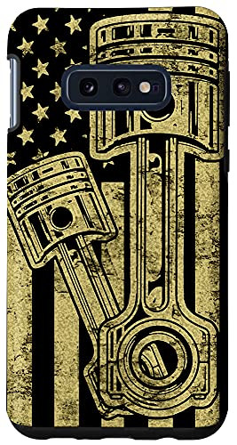 Galaxy S10e Mechanic engine piston american flag mechanical engineer Case