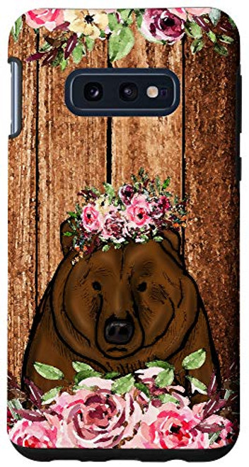 Galaxy S10e Mama Bear rustic wood watercolor flowers mother´s day gift Case Galaxy S10e Mama Bear rustic wood watercolor flowers mother´s day gift Case