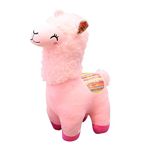 Cute Plush Alpaca Doll - Stuffed Animal Fluffy Llama Soft Plush Pillow Toy Plush Sheep Lovely Llama Plush Doll - Super Soft Plush Toys Cute Plush Alpaca Llama Doll Kids Gifts Home Decor -Pink 25CM- Cute Plush Alpaca Doll - Stuffed Animal Fluffy Llama Soft Plush Pillow Toy Plush Sheep Lovely Llama Plush Doll - Super Soft Plush Toys Cute Plush Alpaca Llama Doll Kids Gifts Home Decor -Pink 25CM-