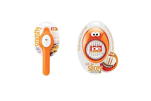 Joie SMASHY Egg Press Bundle with Joie SLICEY Egg Slicer