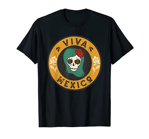 Viva Mexico Cinco De Mayo Mexican Fiesta Party Women Skull T-Shirt Viva Mexico Cinco De Mayo Mexican Fiesta Party Women Skull T-Shirt