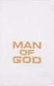 Swanson Christian Pastor's Towel - Man of God - White w-Gold Lettering