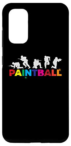 Galaxy S20 Cool Retro Paintball Player Splatter Paintball Gift Tee Case