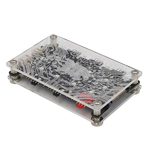 LYWS 2 in 1 6-Ways 5V ARGB and 12V PWM DC Fan Hub with Acrylic Case and Magnetic Standoff for ASUS-MSI 5V 3Pin LED Controller