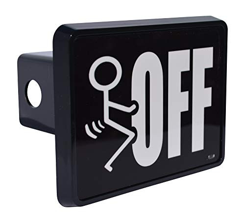 Rogue River Tactical Funny F Off Screw Off Trailer Hitch Cover Plug Gift Idea Car Truck