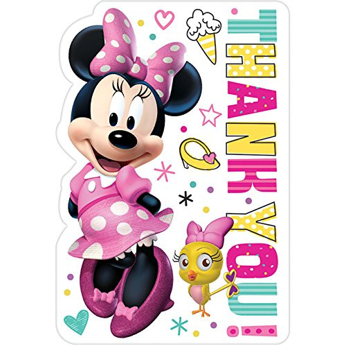Postcard Thank You - Disney© Minnie Mouse Happy Helpers Collection - Party Accessory Postcard Thank You - Disney© Minnie Mouse Happy Helpers Collection - Party Accessory