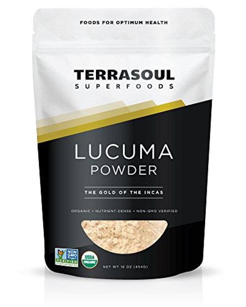 Terrasoul Superfoods Lucuma Powder (Organic), 16 Ounce