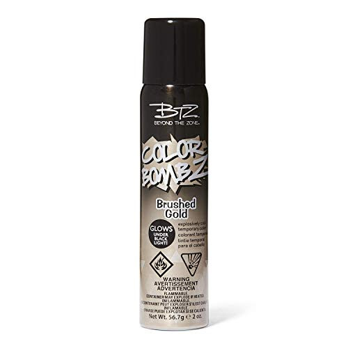 Beyond the Zone Brushed Gold Temporary Hair Color Spray Brushed Gold