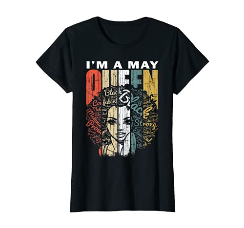 Womens Queens are Born in May T Shirt for Women - Birthday Girl T-Shirt Womens Queens are Born in May T Shirt for Women - Birthday Girl T-Shirt