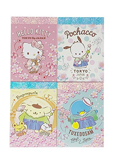 Sanrio Character Mini Memo Pad Set of 4 Japan Limited Edition