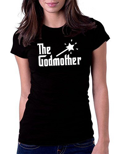 Gbond Apparel Godmother - Womens Tee T-Shirt Medium Black