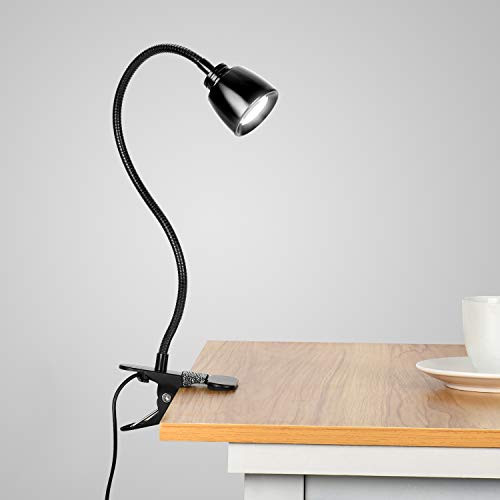 Clip on Light Reading Lights64 LED USB Desk Lamp with 3 Color Modes 10 Brightness Eye Protection Book Clamp Light  360 ° Flexible Gooseneck Clamp Lamp for Desk Headboard