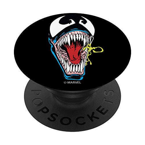 Marvel Spider-Man Venom Retro Big Face PopSockets Grip and Stand for Phones and Tablets