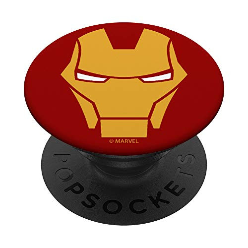 Marvel Avengers Iron Man Simplified Big Face PopSockets Grip and Stand for Phones and Tablets