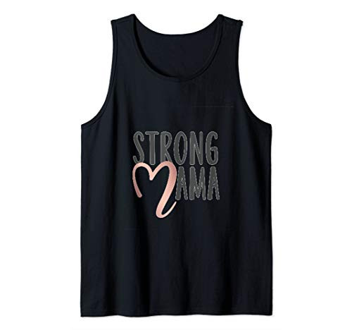 Cute Strong Mother Mom Mother Mommy Mama Rose Gold Heart Tank Top Cute Strong Mother Mom Mother Mommy Mama Rose Gold Heart Tank Top