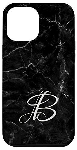 iPhone 12 Pro Max Initial B Monogram Phone Cover Monogrammed Alphabet Letter Case