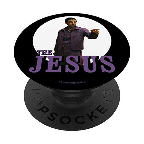 The Big Lebowski The Jesus Portrait Logo PopSockets PopGrip- Swappable Grip for Phones  and  Tablets