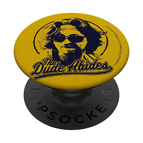 The Big Lebowski The Dude Abides PopSockets Grip and Stand for Phones and Tablets
